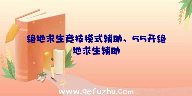 绝地求生竞技模式辅助、55开绝地求生辅助