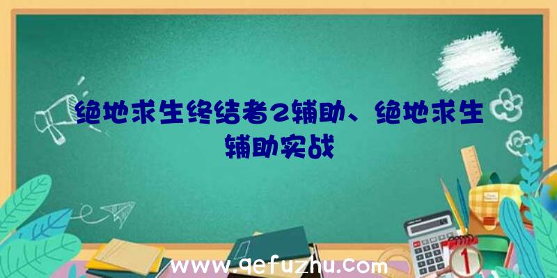 绝地求生终结者2辅助、绝地求生辅助实战