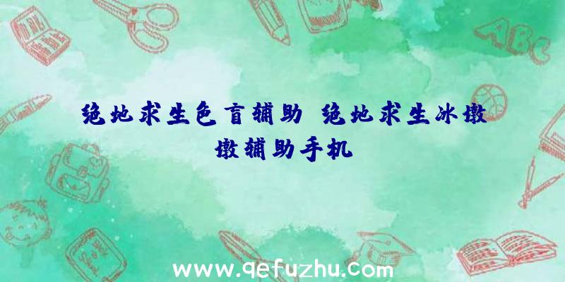 绝地求生色盲辅助、绝地求生冰墩墩辅助手机