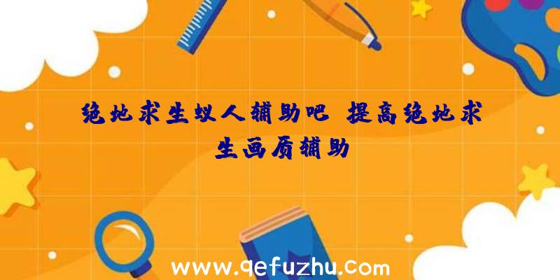 绝地求生蚁人辅助吧、提高绝地求生画质辅助