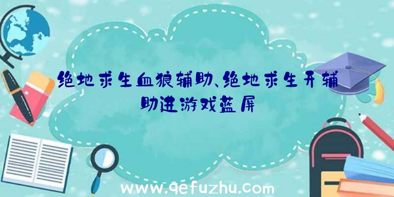 绝地求生血狼辅助、绝地求生开辅助进游戏蓝屏