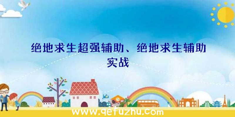 绝地求生超强辅助、绝地求生辅助实战