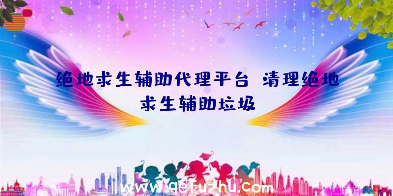 绝地求生辅助代理平台、清理绝地求生辅助垃圾