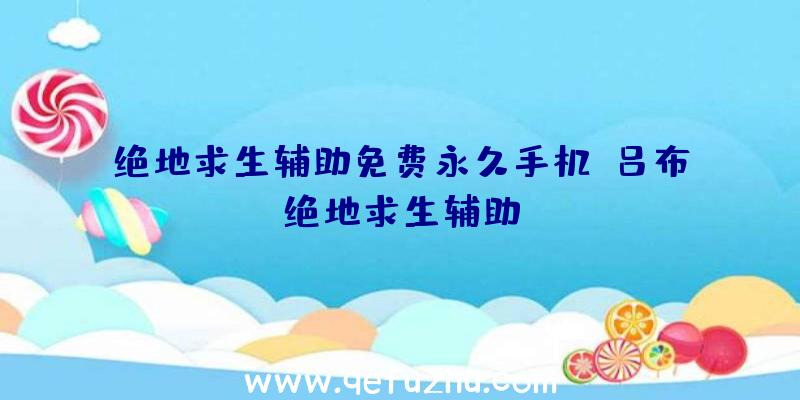 绝地求生辅助免费永久手机、吕布绝地求生辅助