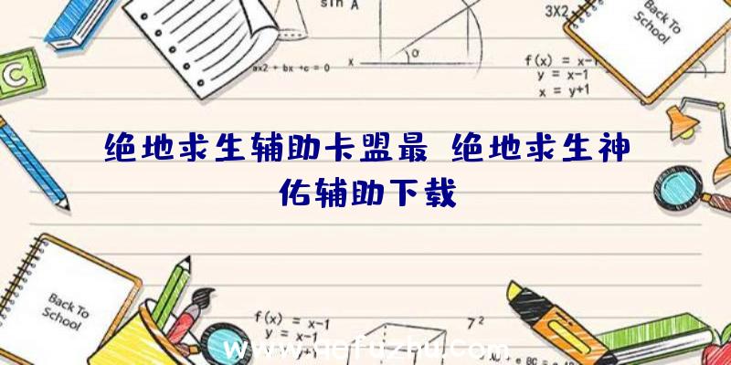 绝地求生辅助卡盟最、绝地求生神佑辅助下载