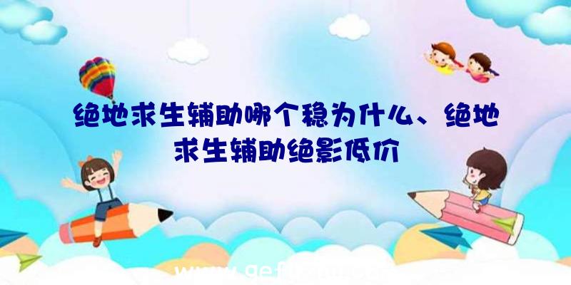 绝地求生辅助哪个稳为什么、绝地求生辅助绝影低价