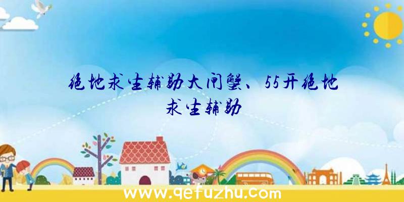 绝地求生辅助大闸蟹、55开绝地求生辅助