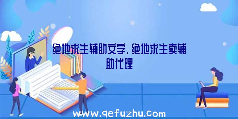 绝地求生辅助文字、绝地求生卖辅助代理