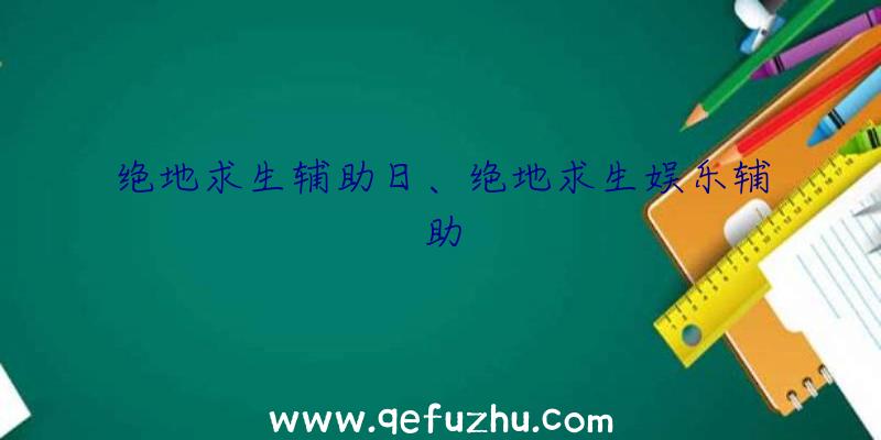 绝地求生辅助日、绝地求生娱乐辅助