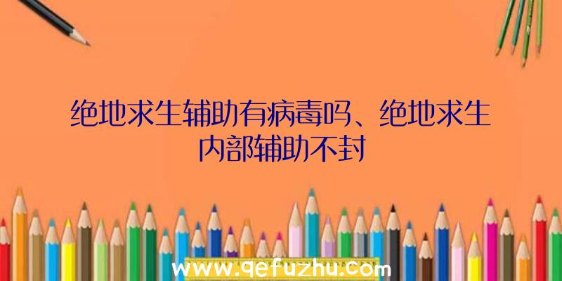 绝地求生辅助有病毒吗、绝地求生内部辅助不封