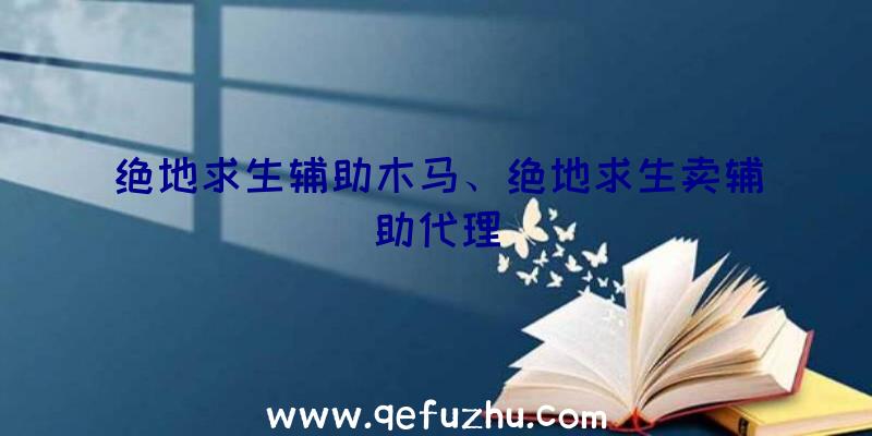 绝地求生辅助木马、绝地求生卖辅助代理