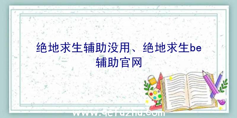 绝地求生辅助没用、绝地求生be辅助官网