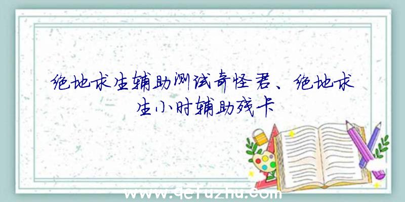 绝地求生辅助测试奇怪君、绝地求生小时辅助残卡