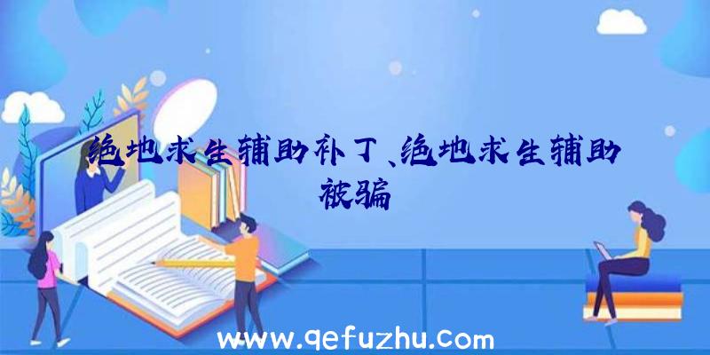 绝地求生辅助补丁、绝地求生辅助被骗