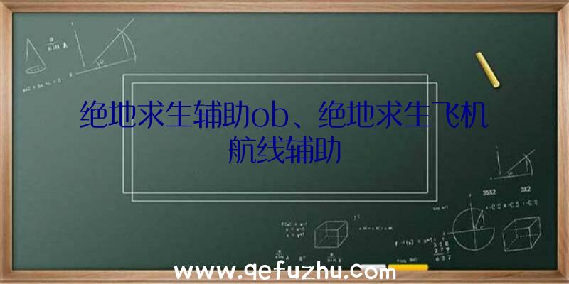 绝地求生辅助ob、绝地求生飞机航线辅助