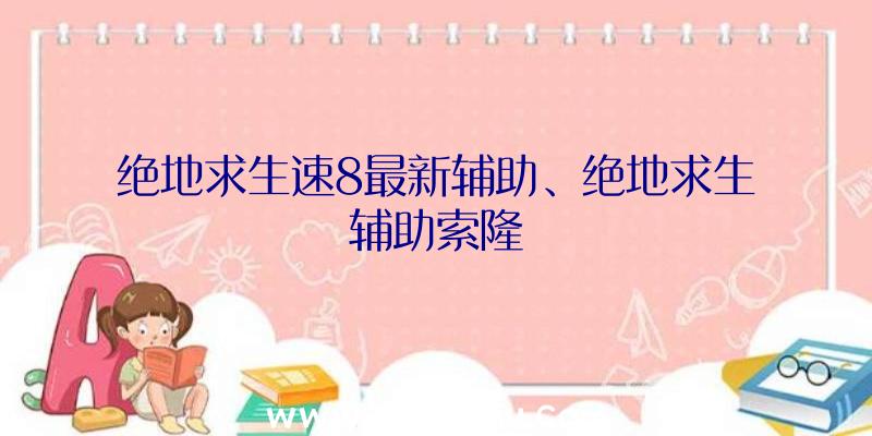 绝地求生速8最新辅助、绝地求生辅助索隆