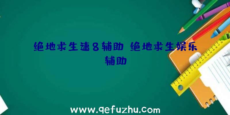 绝地求生速8辅助、绝地求生娱乐辅助