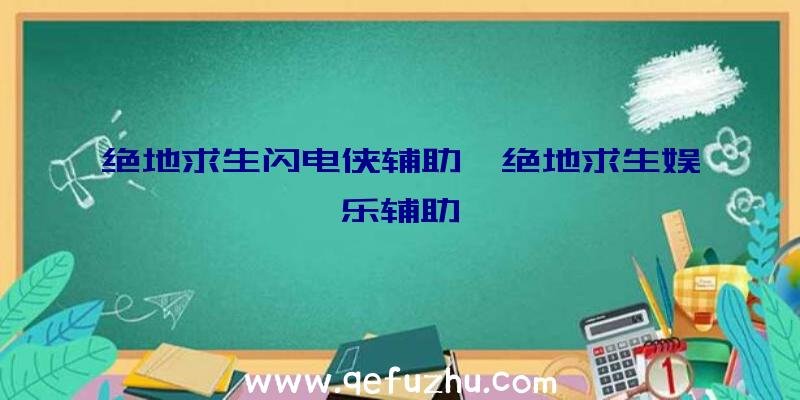 绝地求生闪电侠辅助、绝地求生娱乐辅助