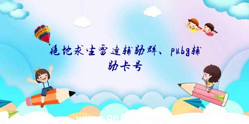 绝地求生雷达辅助群、pubg辅助卡号