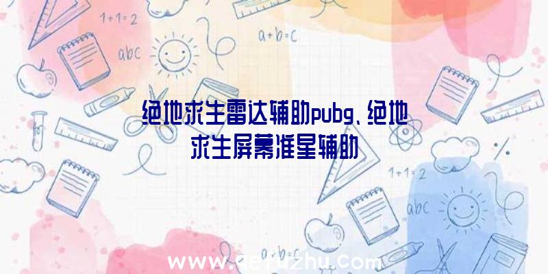 绝地求生雷达辅助pubg、绝地求生屏幕准星辅助