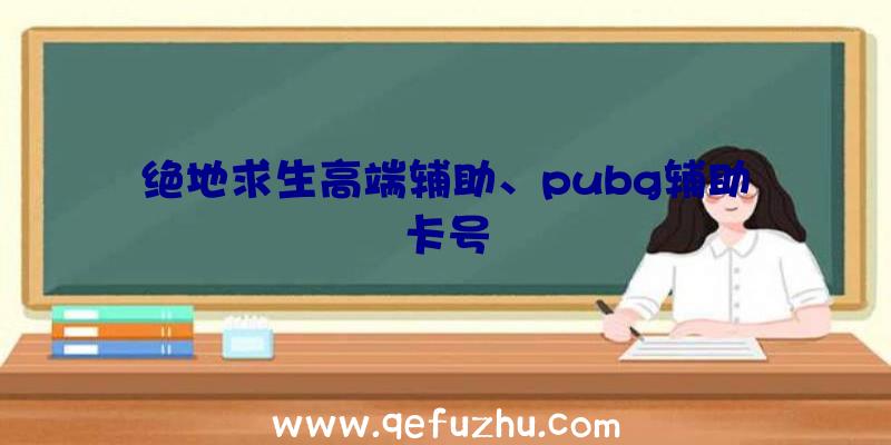 绝地求生高端辅助、pubg辅助卡号