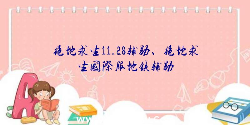 绝地求生11.28辅助、绝地求生国际服地铁辅助