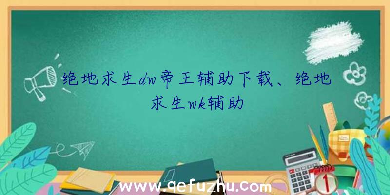 绝地求生dw帝王辅助下载、绝地求生wk辅助