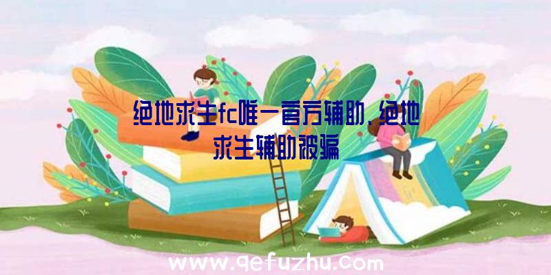 绝地求生fc唯一官方辅助、绝地求生辅助被骗