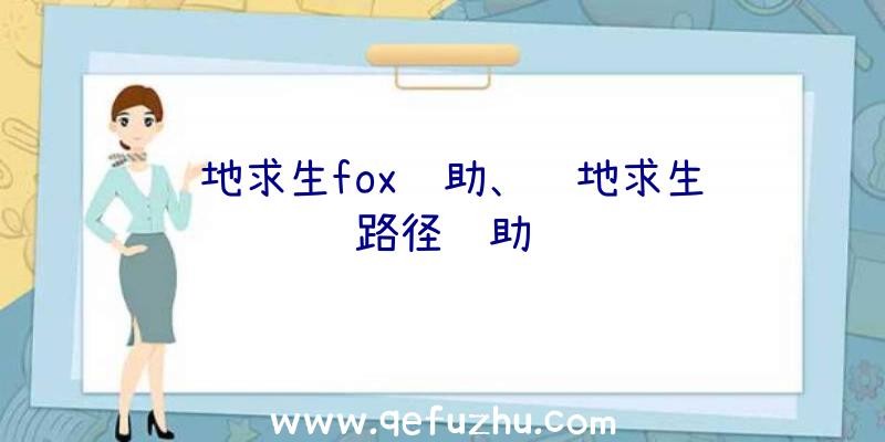 绝地求生fox辅助、绝地求生