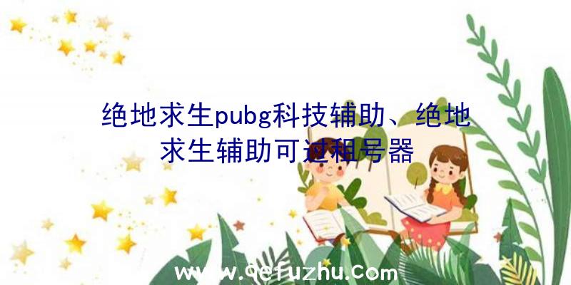 绝地求生pubg科技辅助、绝地求生辅助可过租号器