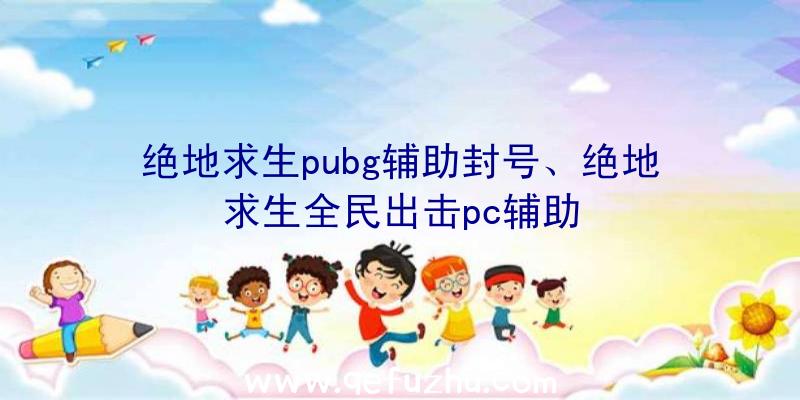 绝地求生pubg辅助封号、绝地求生全民出击pc辅助