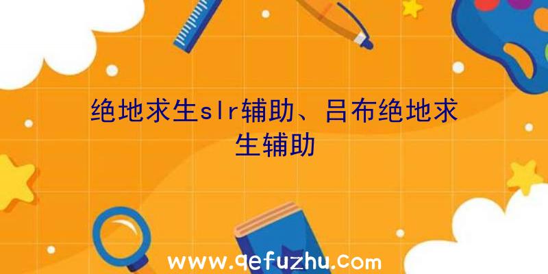 绝地求生slr辅助、吕布绝地求生辅助