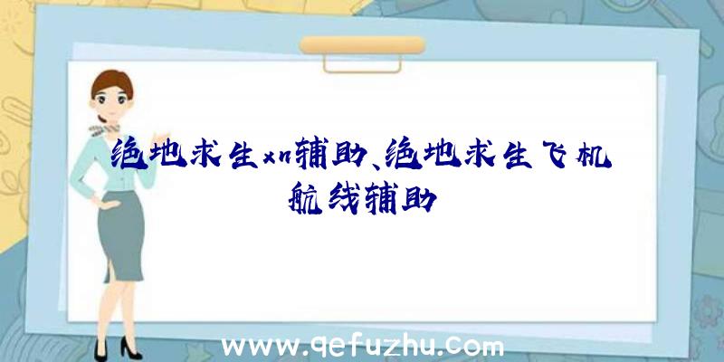 绝地求生xn辅助、绝地求生飞机航线辅助