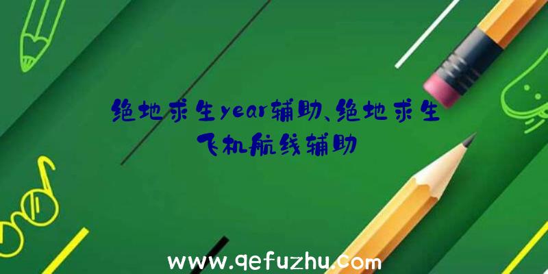 绝地求生year辅助、绝地求生飞机航线辅助