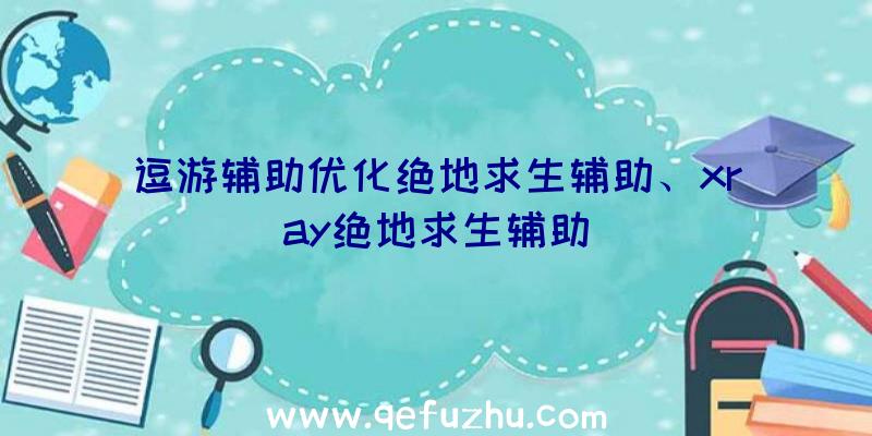 逗游辅助优化绝地求生辅助、xray绝地求生辅助