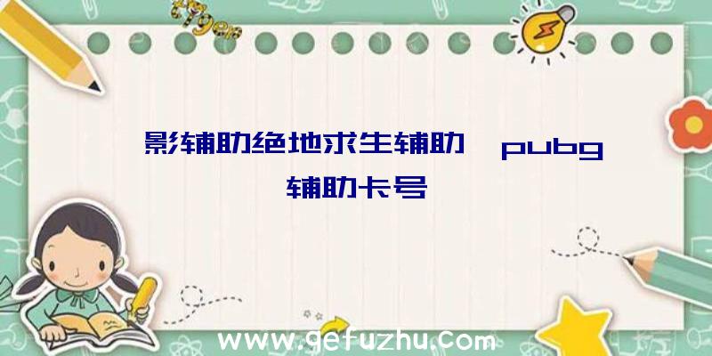 魅影辅助绝地求生辅助、pubg辅助卡号