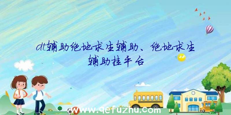 dt辅助绝地求生辅助、绝地求生辅助挂平台