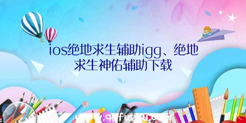 ios绝地求生辅助igg、绝地求生神佑辅助下载