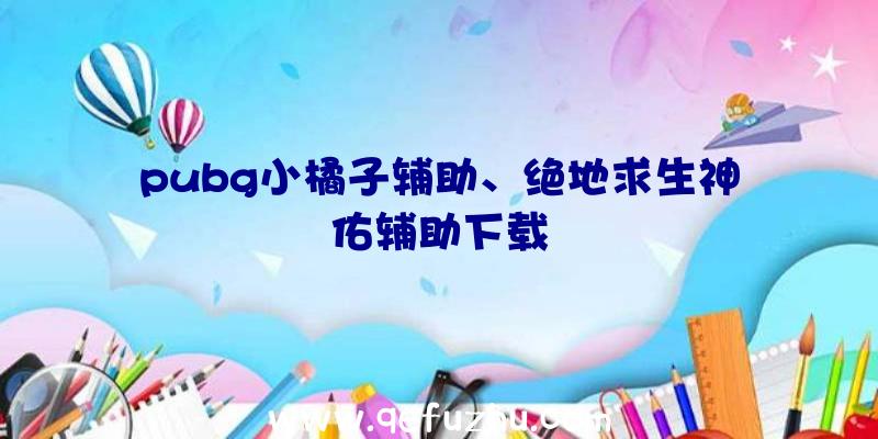 pubg小橘子辅助、绝地求生神佑辅助下载