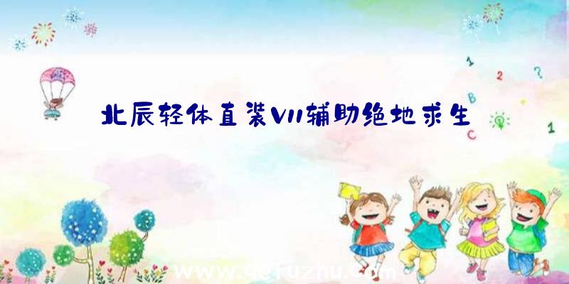 北辰轻体直装V11辅助绝地求生