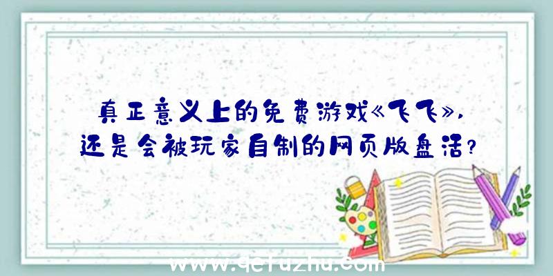 真正意义上的免费游戏《飞飞》,还是会被玩家自制的网页版盘活？