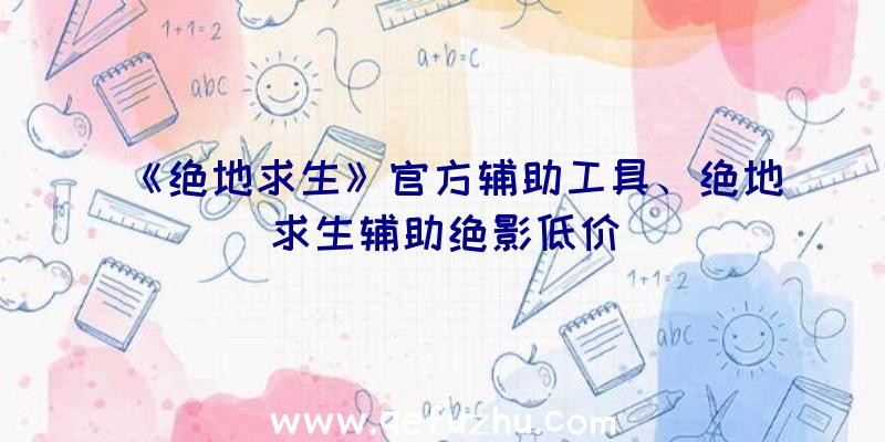 《绝地求生》官方辅助工具、绝地求生辅助绝影低价