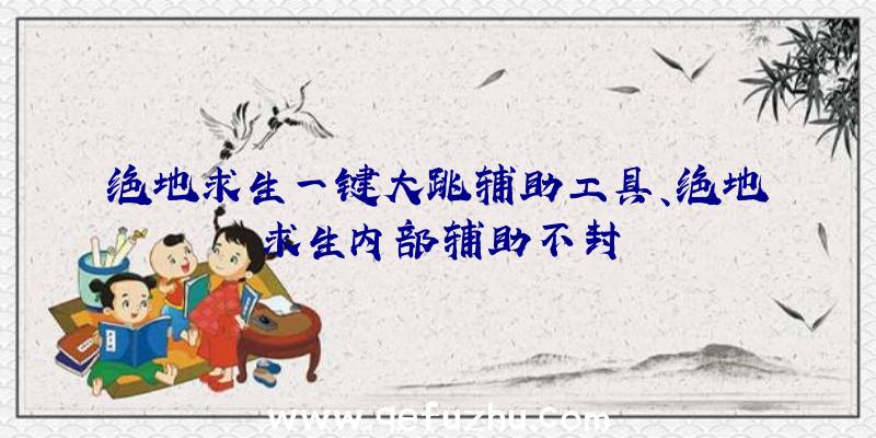 绝地求生一键大跳辅助工具、绝地求生内部辅助不封