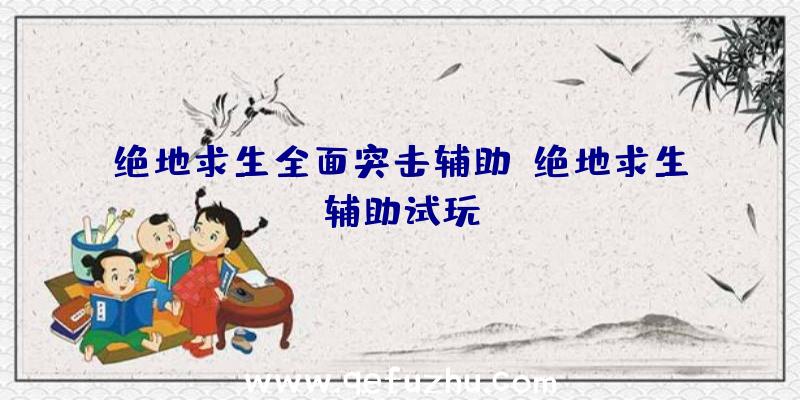 绝地求生全面突击辅助、绝地求生辅助试玩