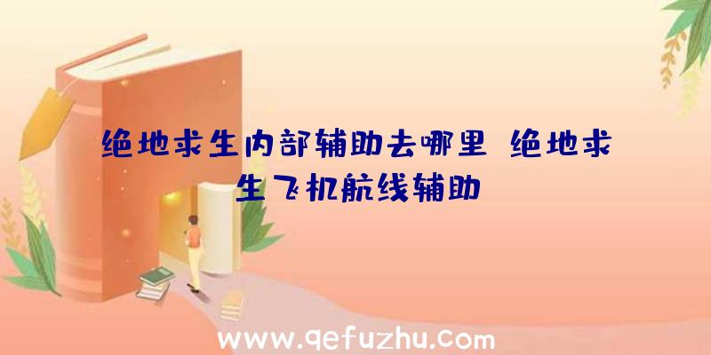 绝地求生内部辅助去哪里、绝地求生飞机航线辅助