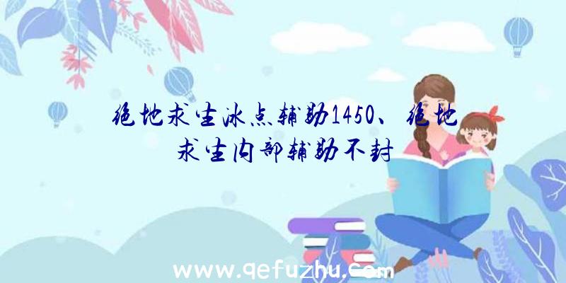 绝地求生冰点辅助1450、绝地求生内部辅助不封