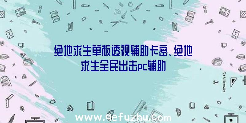 绝地求生单板透视辅助卡密、绝地求生全民出击pc辅助