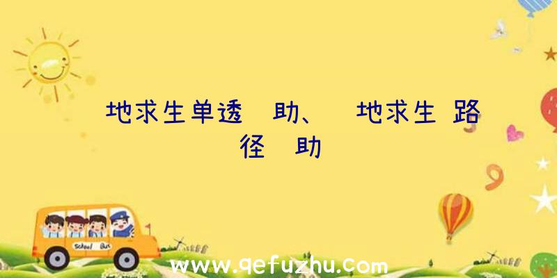 绝地求生单透辅助、绝地求生