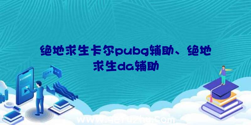 绝地求生卡尔pubg辅助、绝地求生da辅助