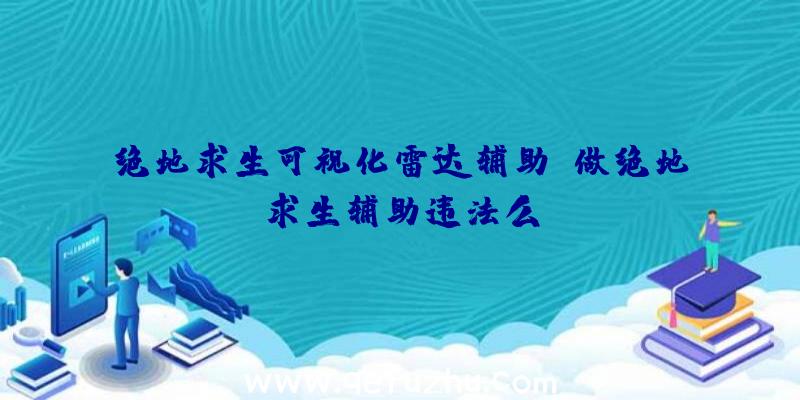 绝地求生可视化雷达辅助、做绝地求生辅助违法么